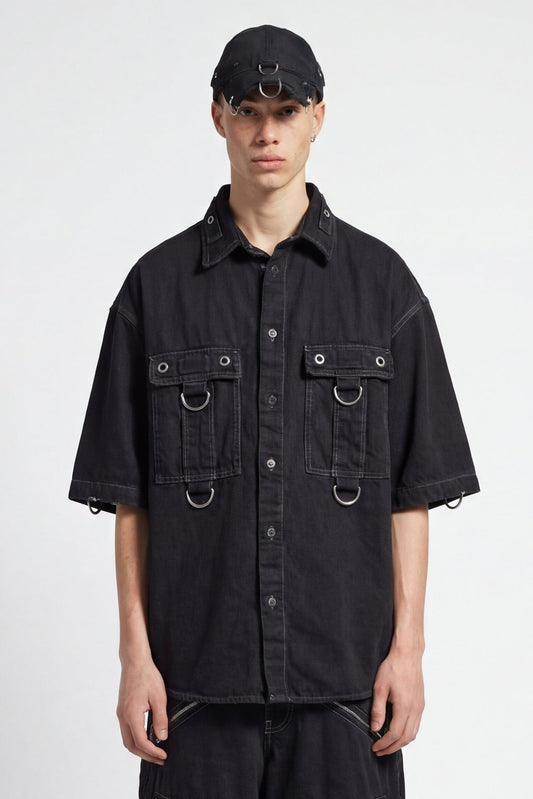Balenciaga D-Ring Cargo Shirt