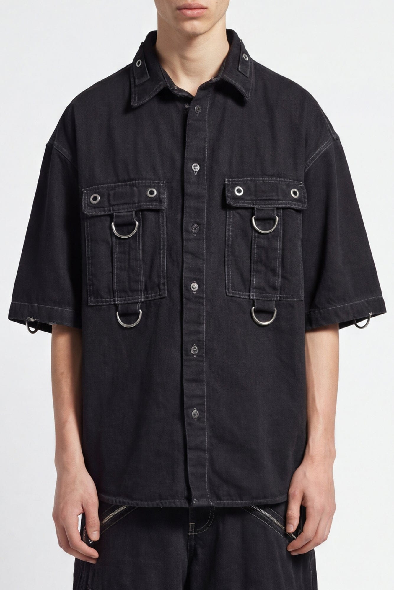 Balenciaga D-Ring Cargo Shirt