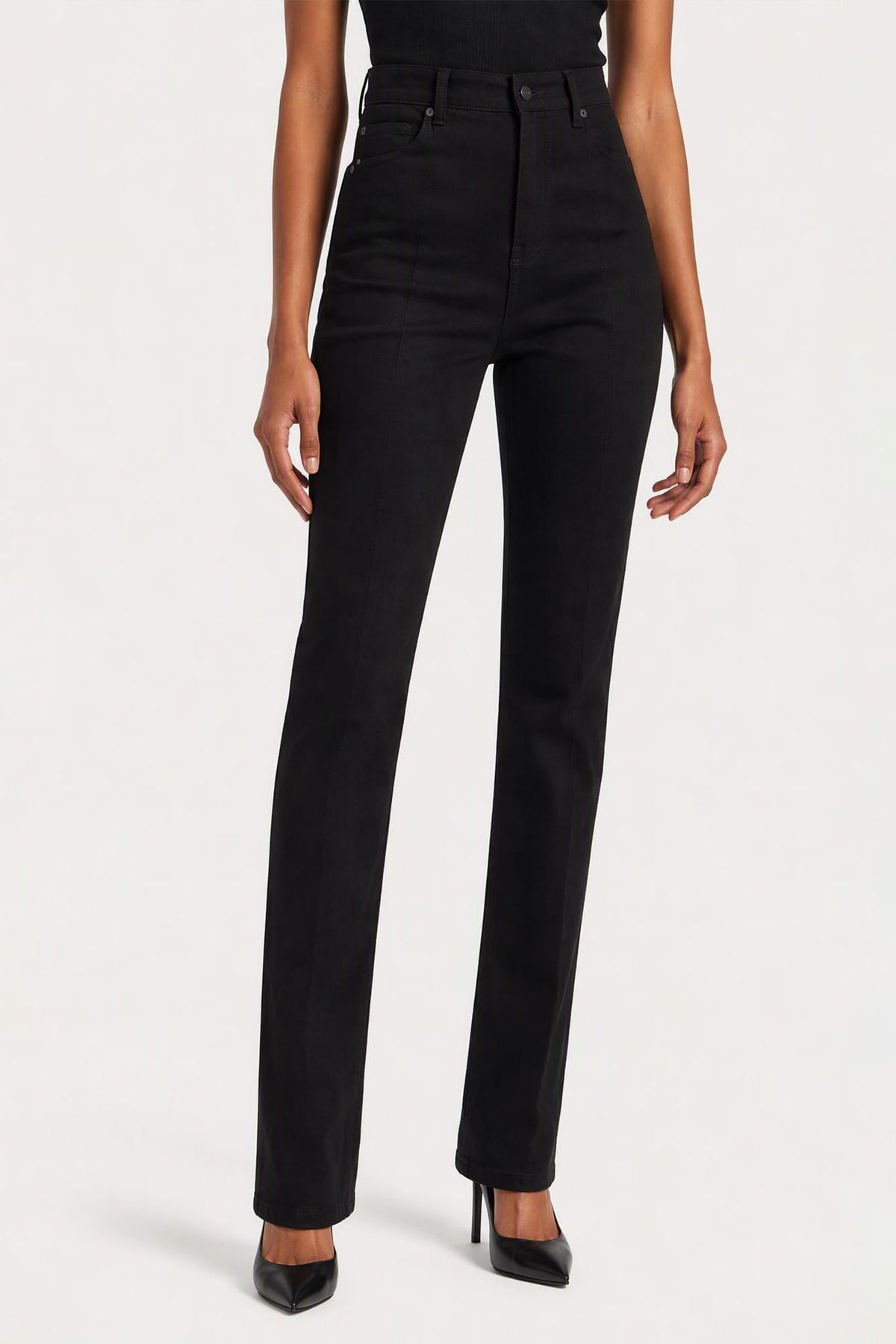 Balenciaga High Waist Barrel Pants side