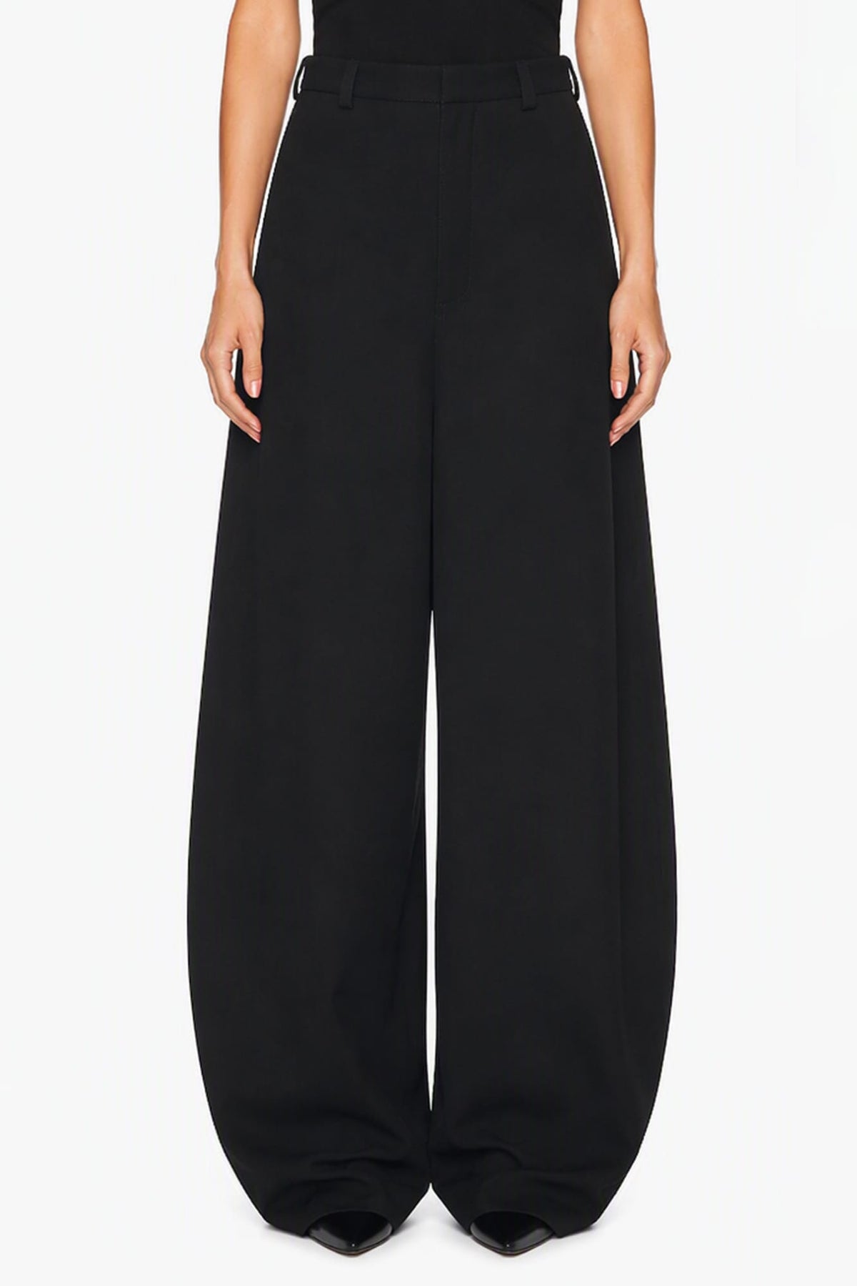 Balenciaga High Waist Slim Trousers