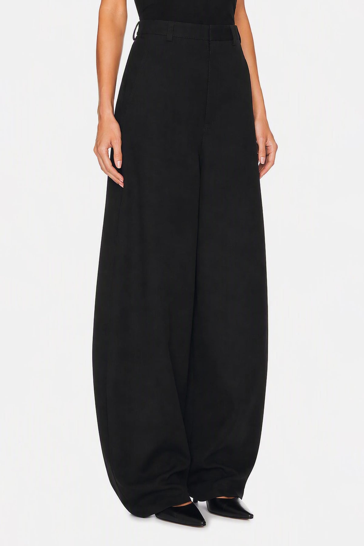 Balenciaga High Waist Slim Trousers