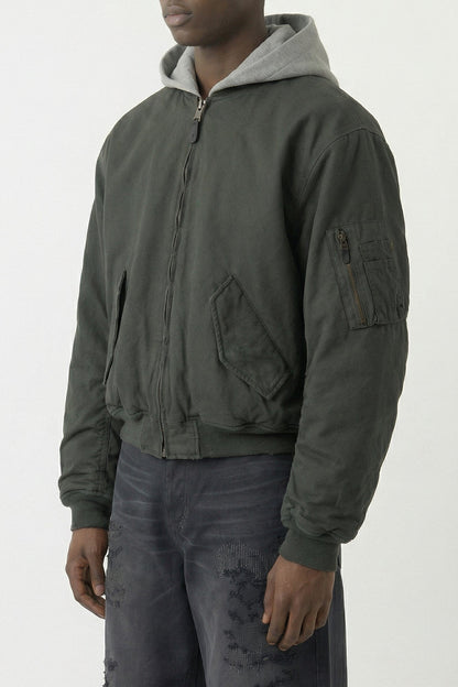 Balenciaga Hooded Bomber SS26 side