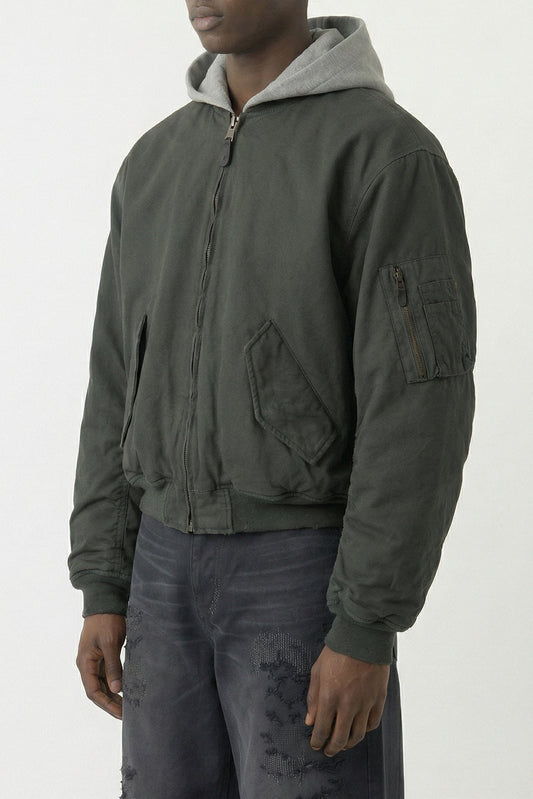 Balenciaga Hooded Bomber SS26 side