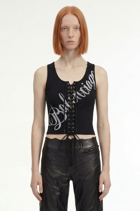 Balenciaga Lace-Up Top SS26