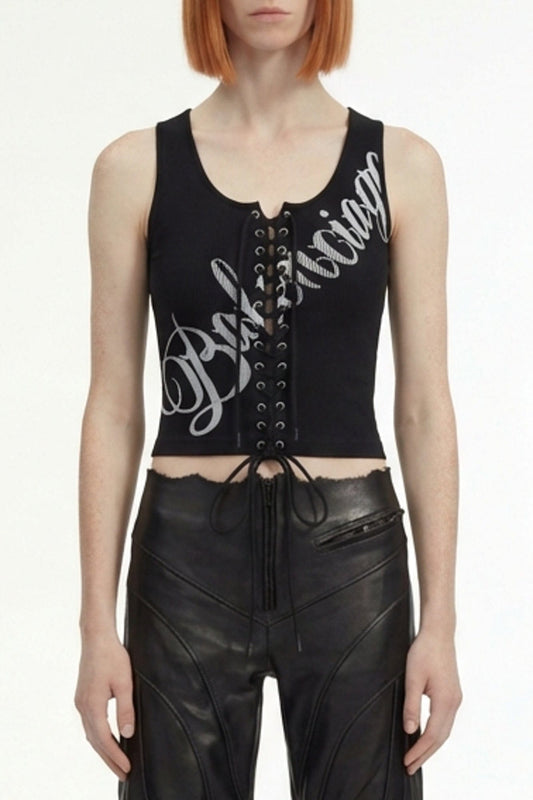 Balenciaga Lace-Up Top SS26