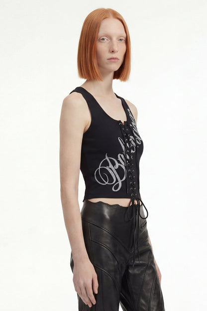 Balenciaga Lace-Up Top SS26 side