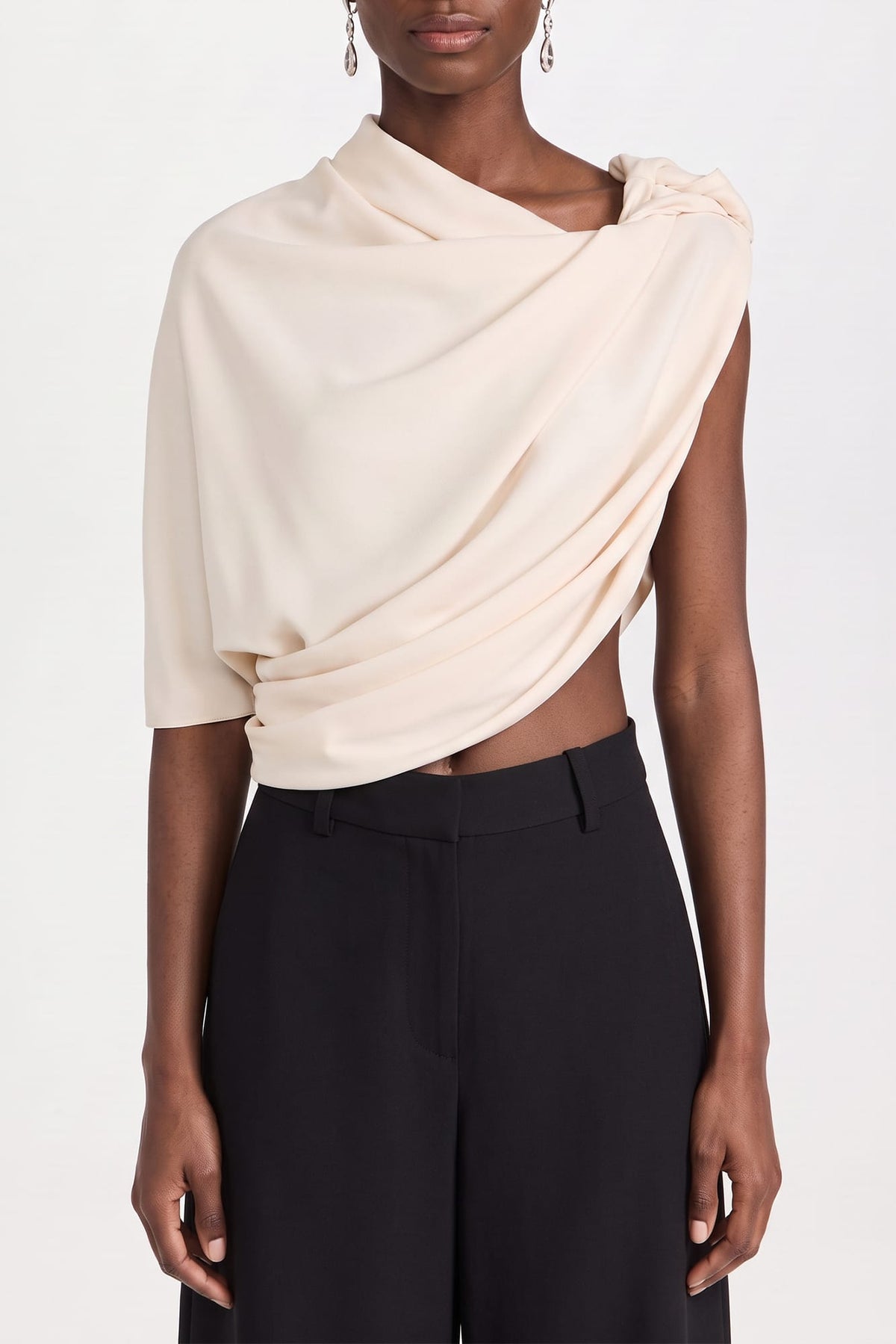 Balenciaga One Shoulder Top