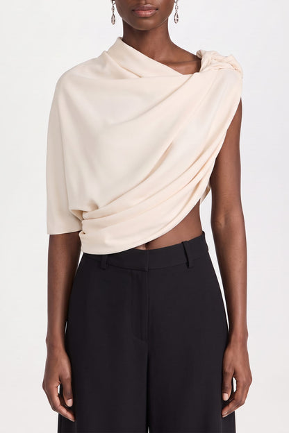 Balenciaga One Shoulder Top