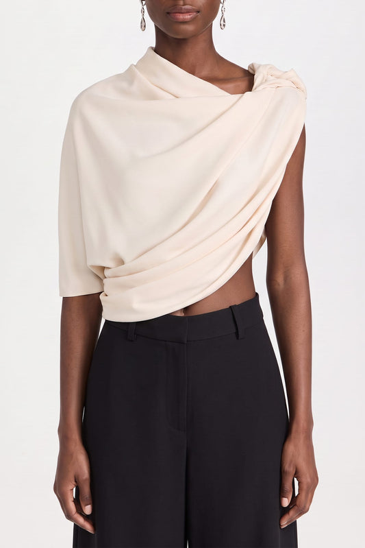 Balenciaga One Shoulder Top