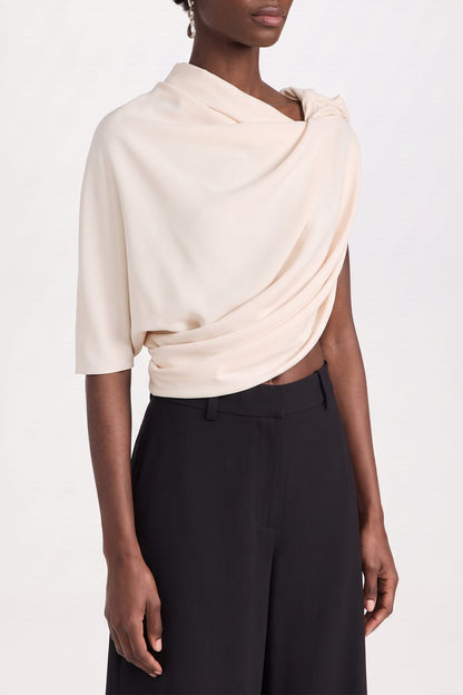 Balenciaga One Shoulder Top side