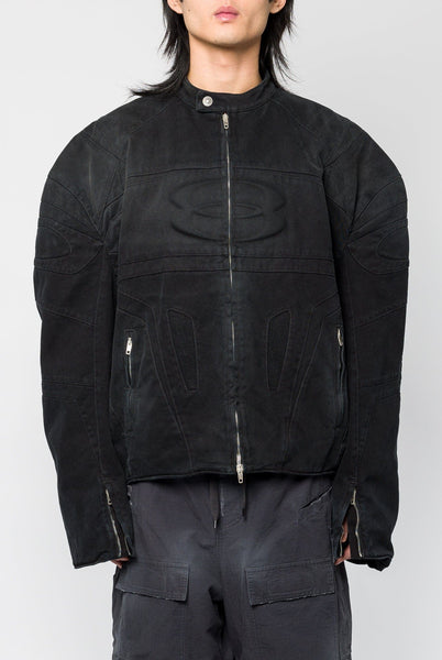Balenciaga Racer Jacket in Black Denim – Antidote Fashion and