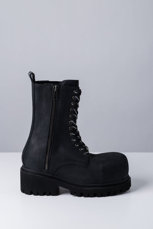 Balenciaga Stomper Bootie In Black
