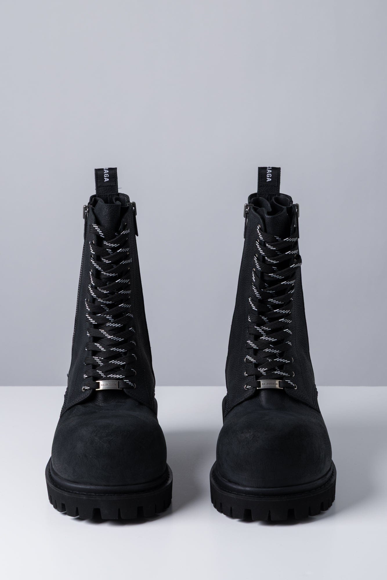 Balenciaga Stomper Bootie In Black front