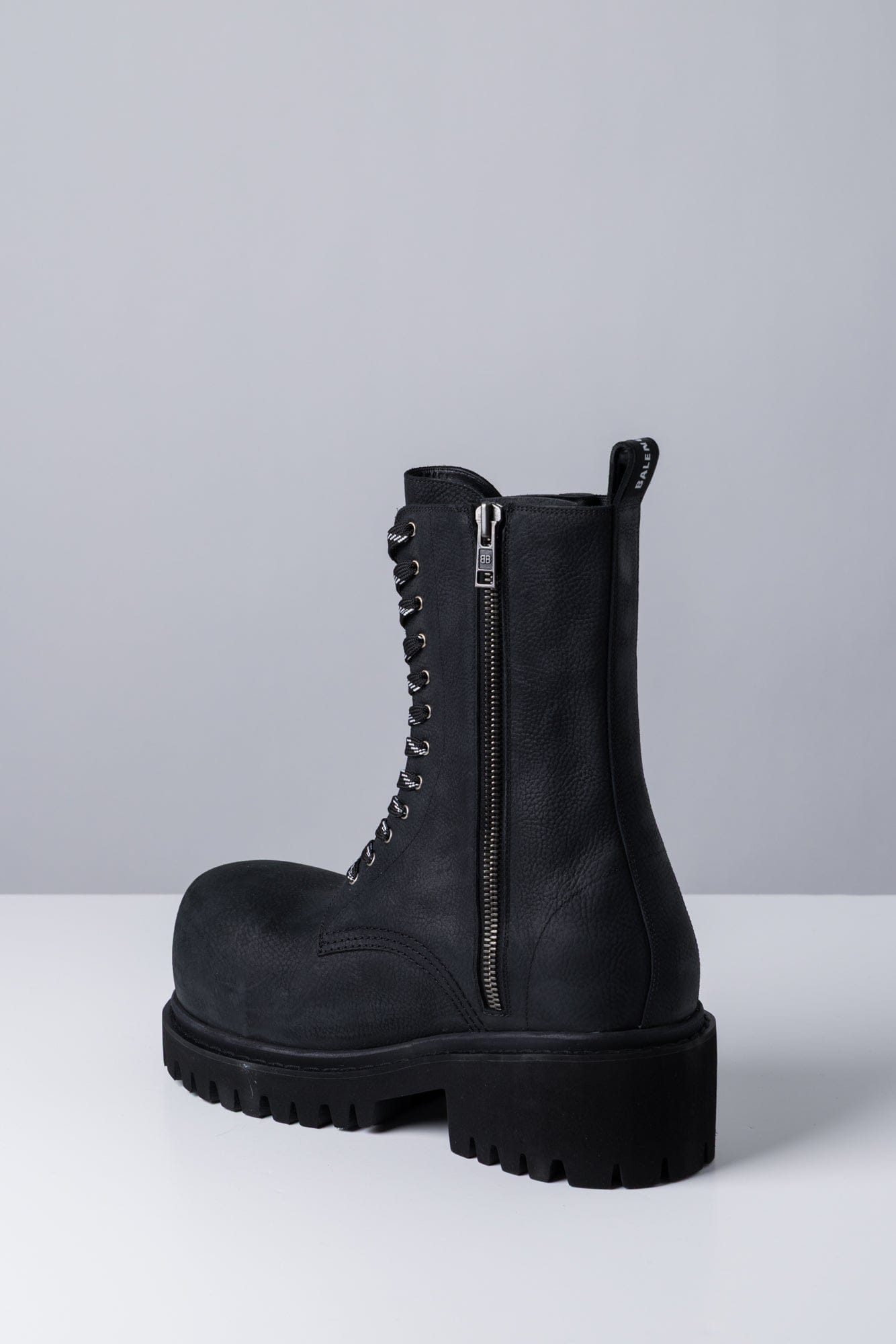 Balenciaga Stomper Bootie In Black inner side
