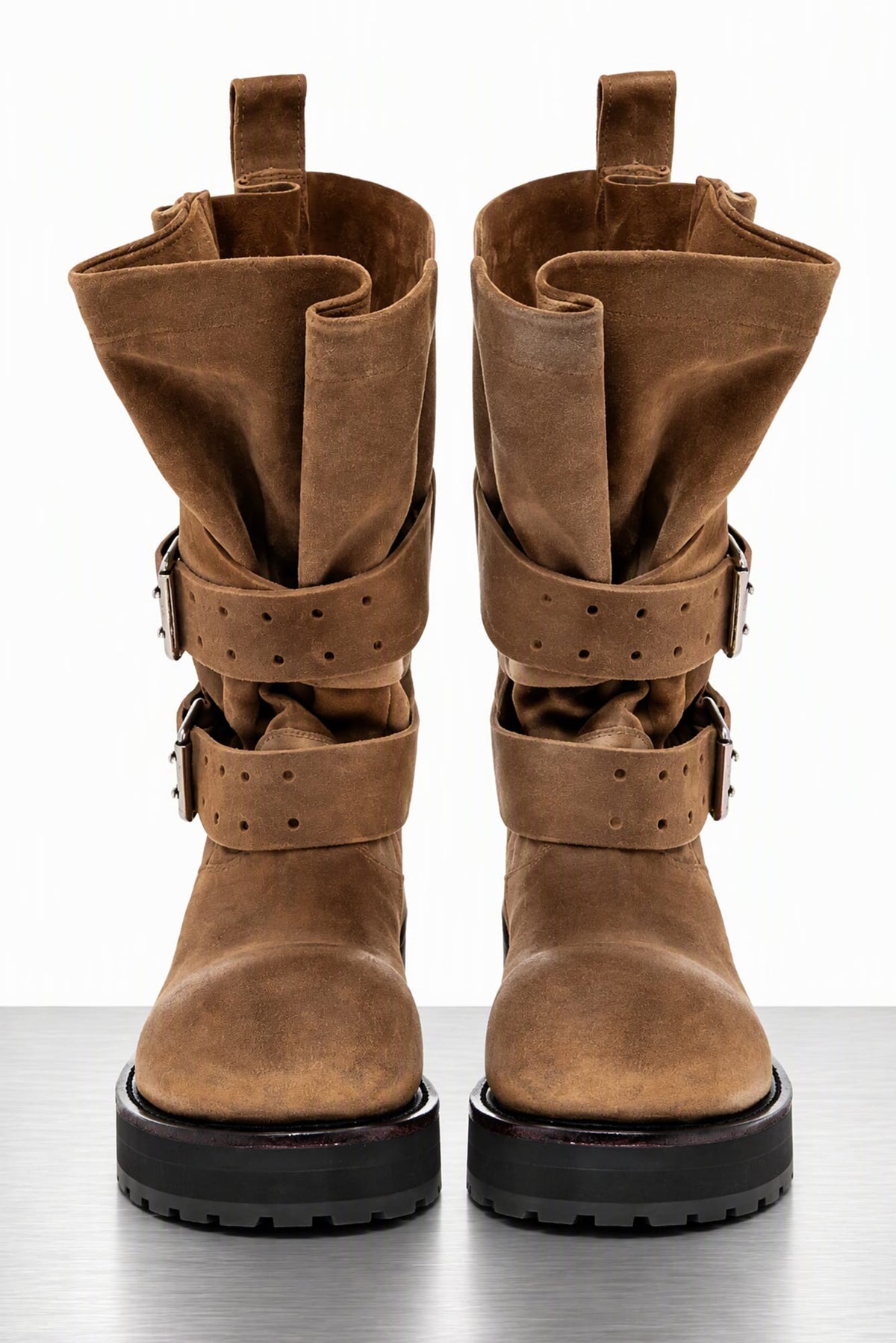Balenciaga Venom Boot in Wax Suede