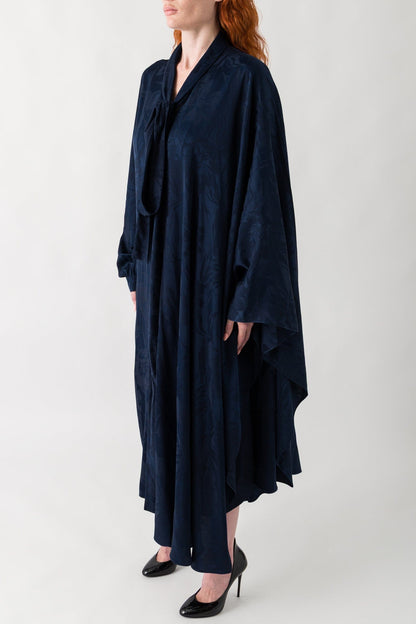 Balenciaga Flower Jacquard Scarf Dress side