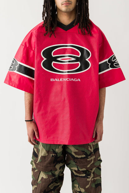 Balenciaga Football Top in Leather