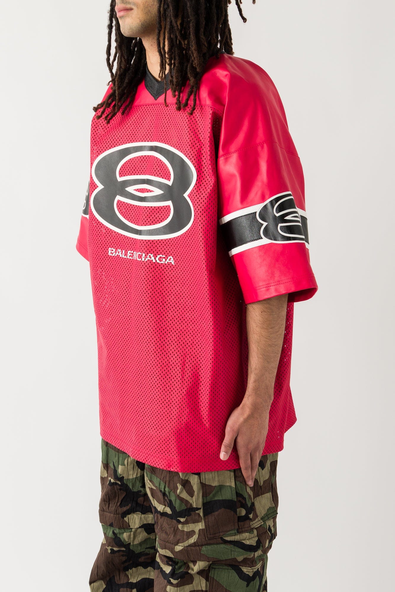 Balenciaga Football Top in Leather