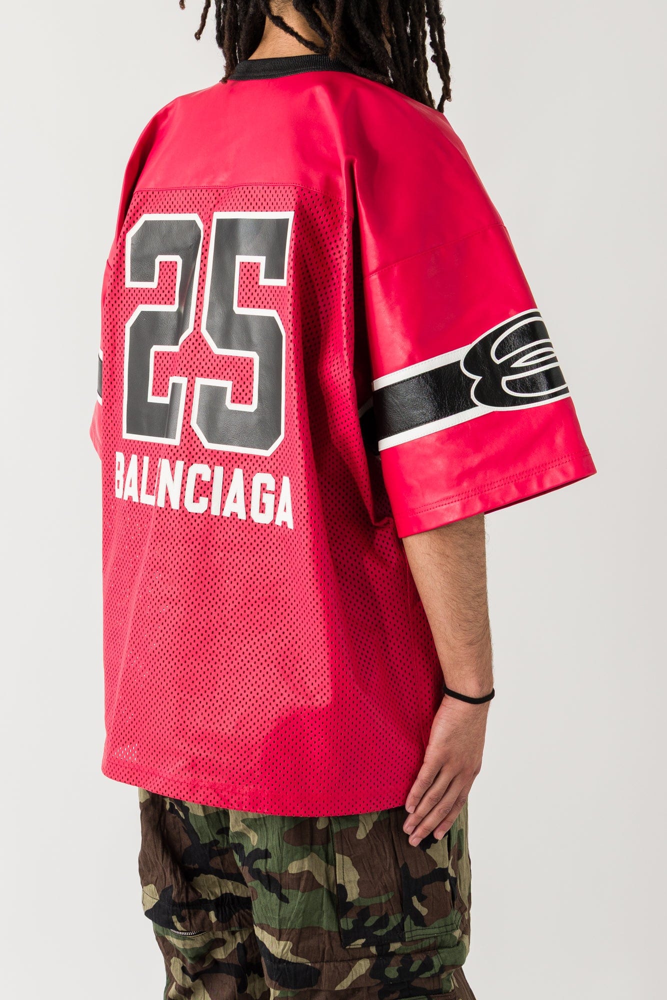 Balenciaga Football Top in Leather