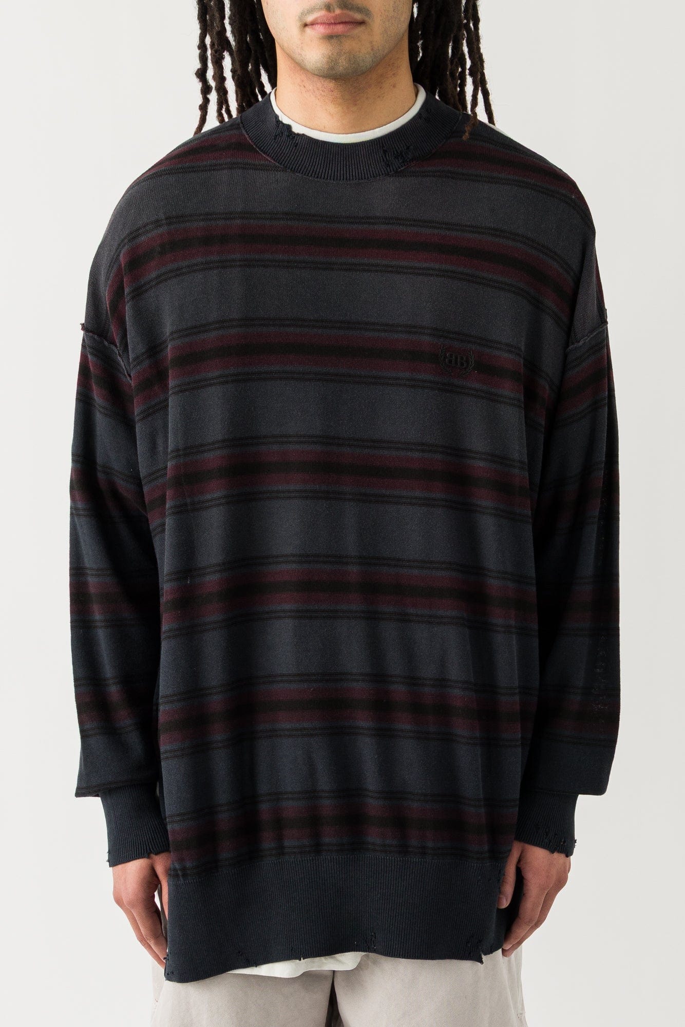 Balenciaga Layered Sweater in Black