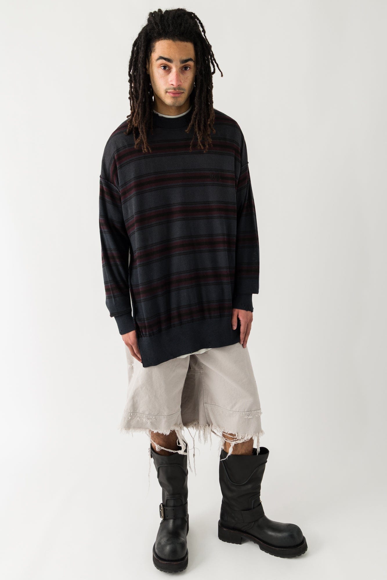 Balenciaga Layered Sweater in Black