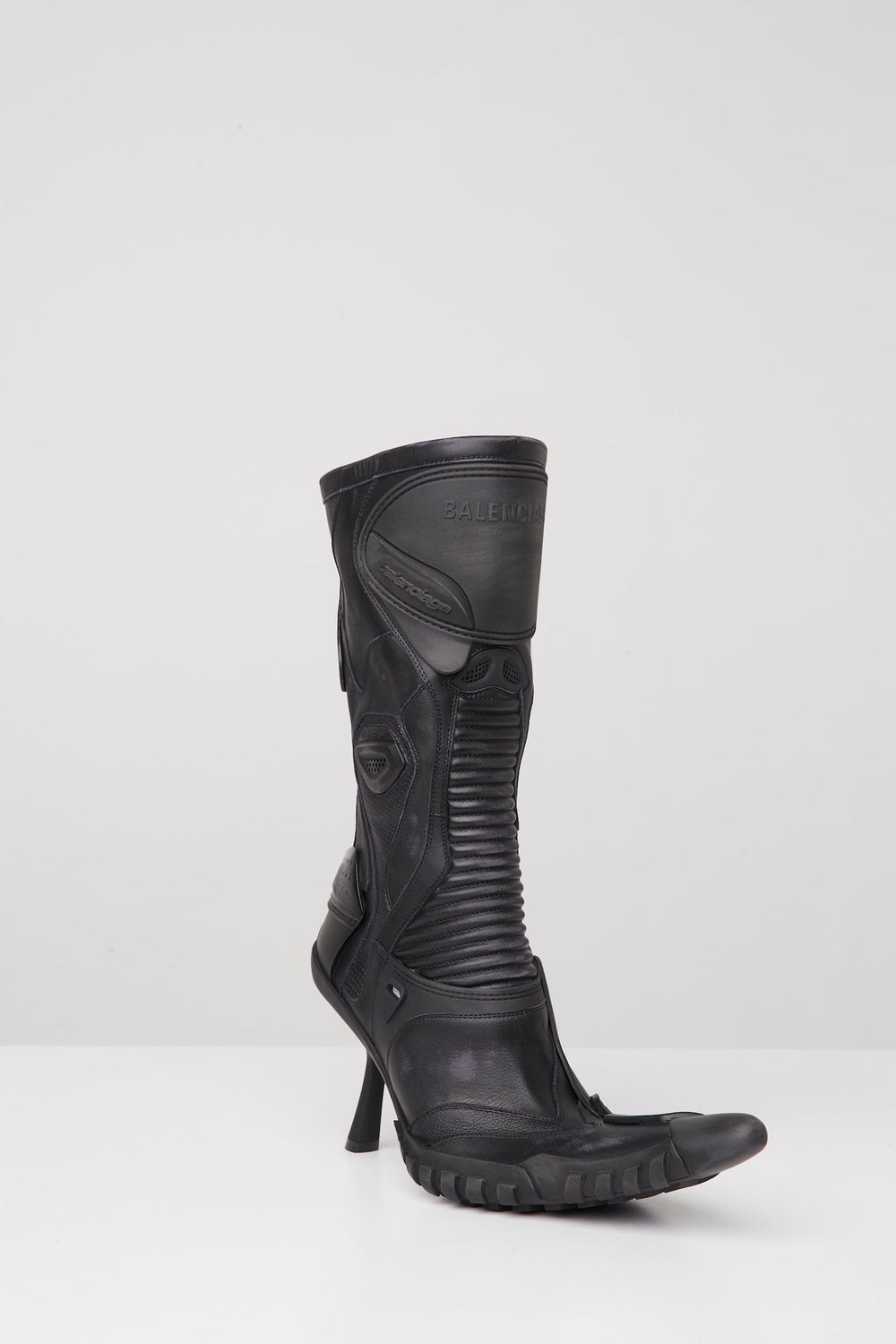 Balenciaga rider moto boots 2025