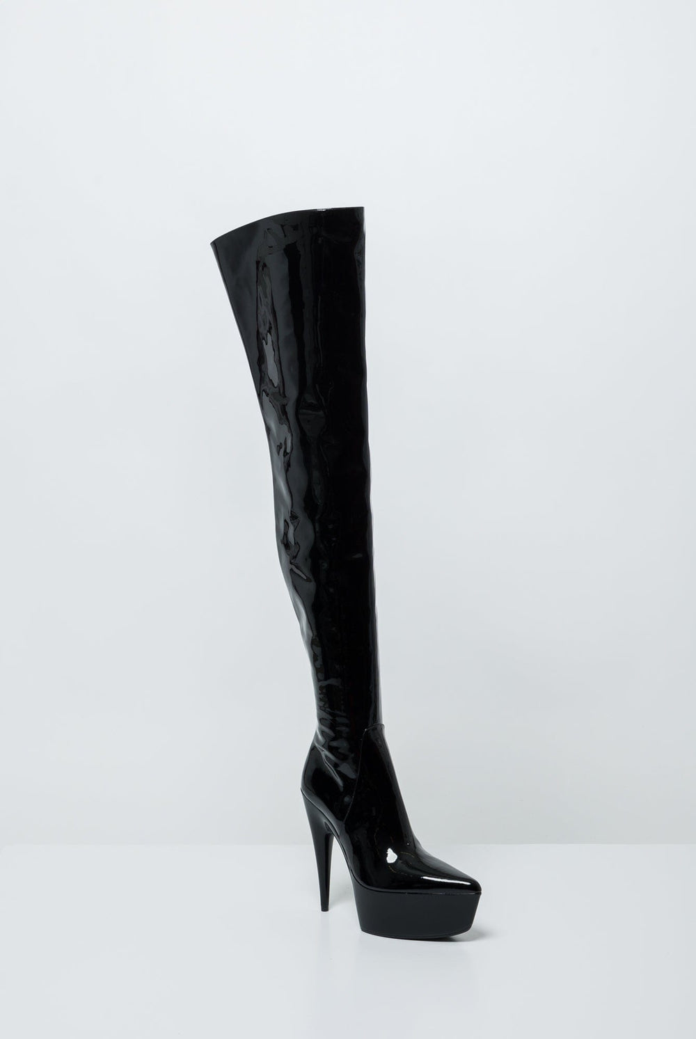 Balenciaga Sunset OTK boot in Black Patent Antidote Fashion and Lifestyle