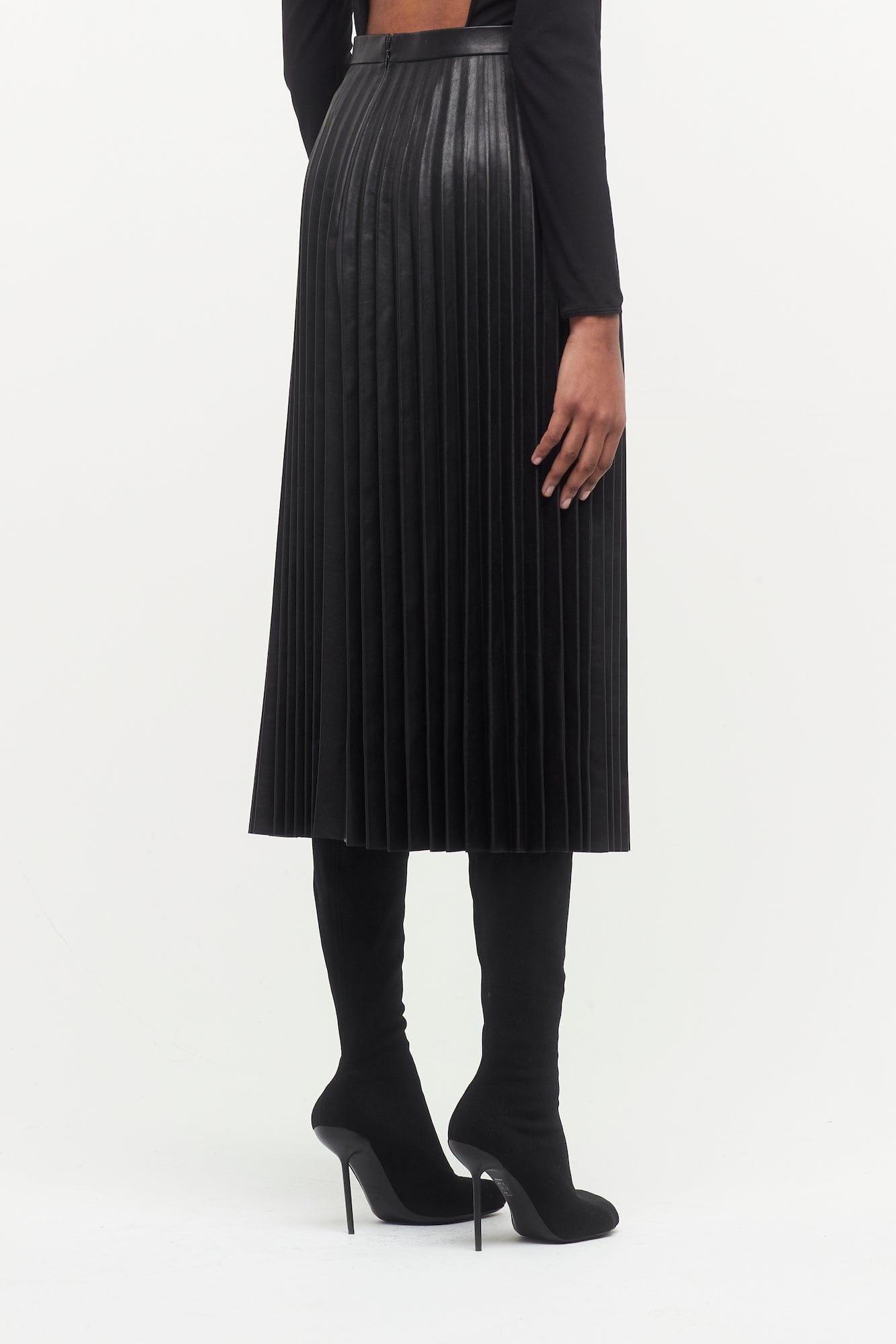 Balenciaga Pleated Leather Skirt Antidote Fashion and Lifestyle Balenciaga Pleated Leather Skirt Antidote Fashion and Lifestyle