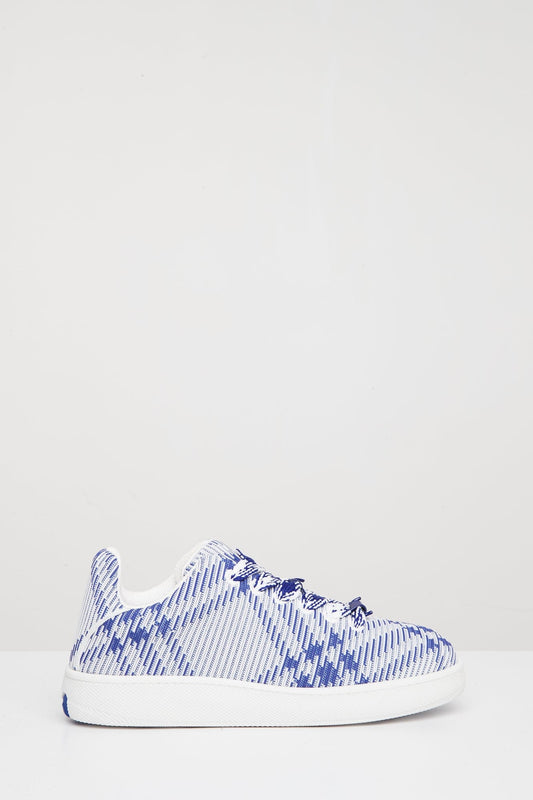 Burberry MS18 Knit Sneaker in Salt IP Check