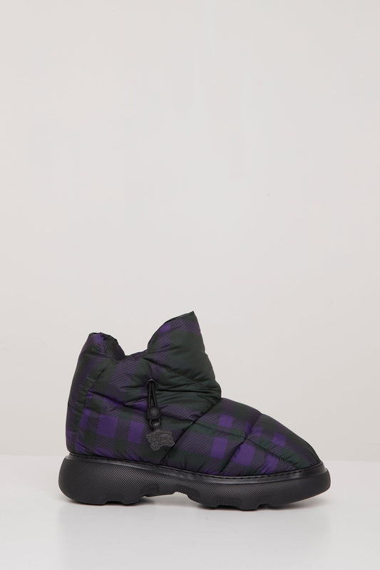 Burberry Pillow Boot in Royal IP Check