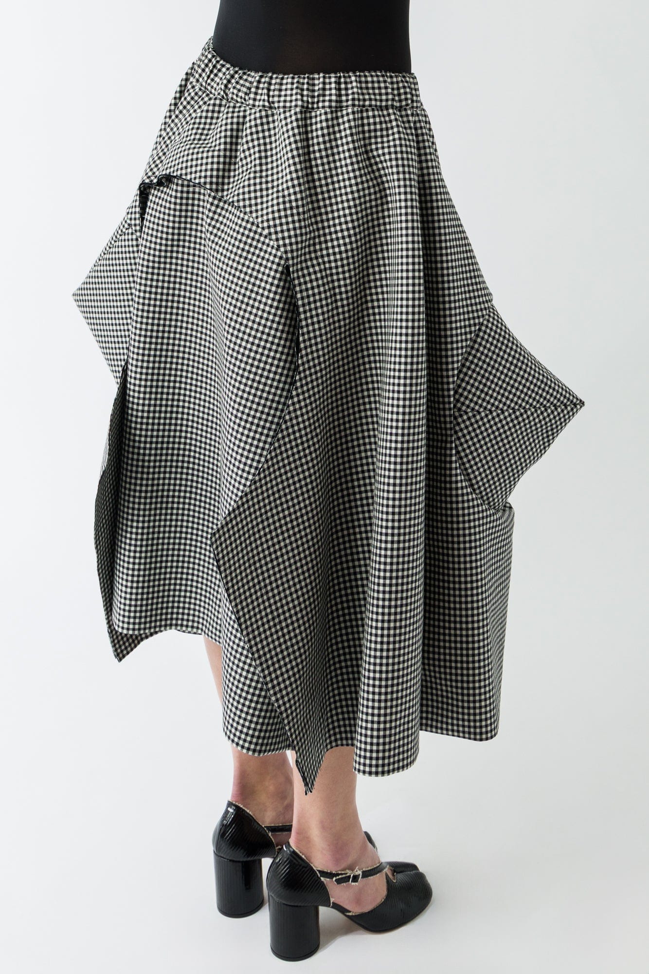Comme Des Garçons Cone Check Skirt back