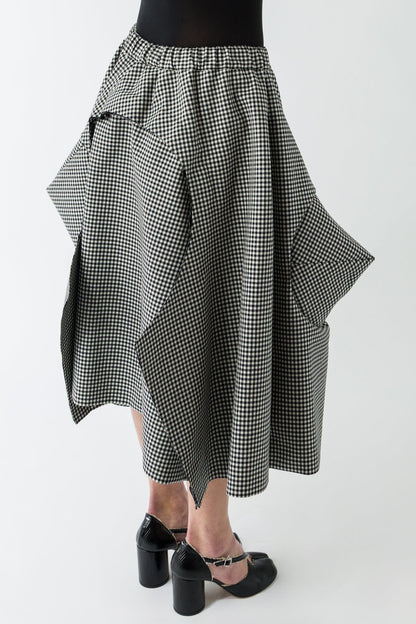 Comme Des Garçons Cone Check Skirt back