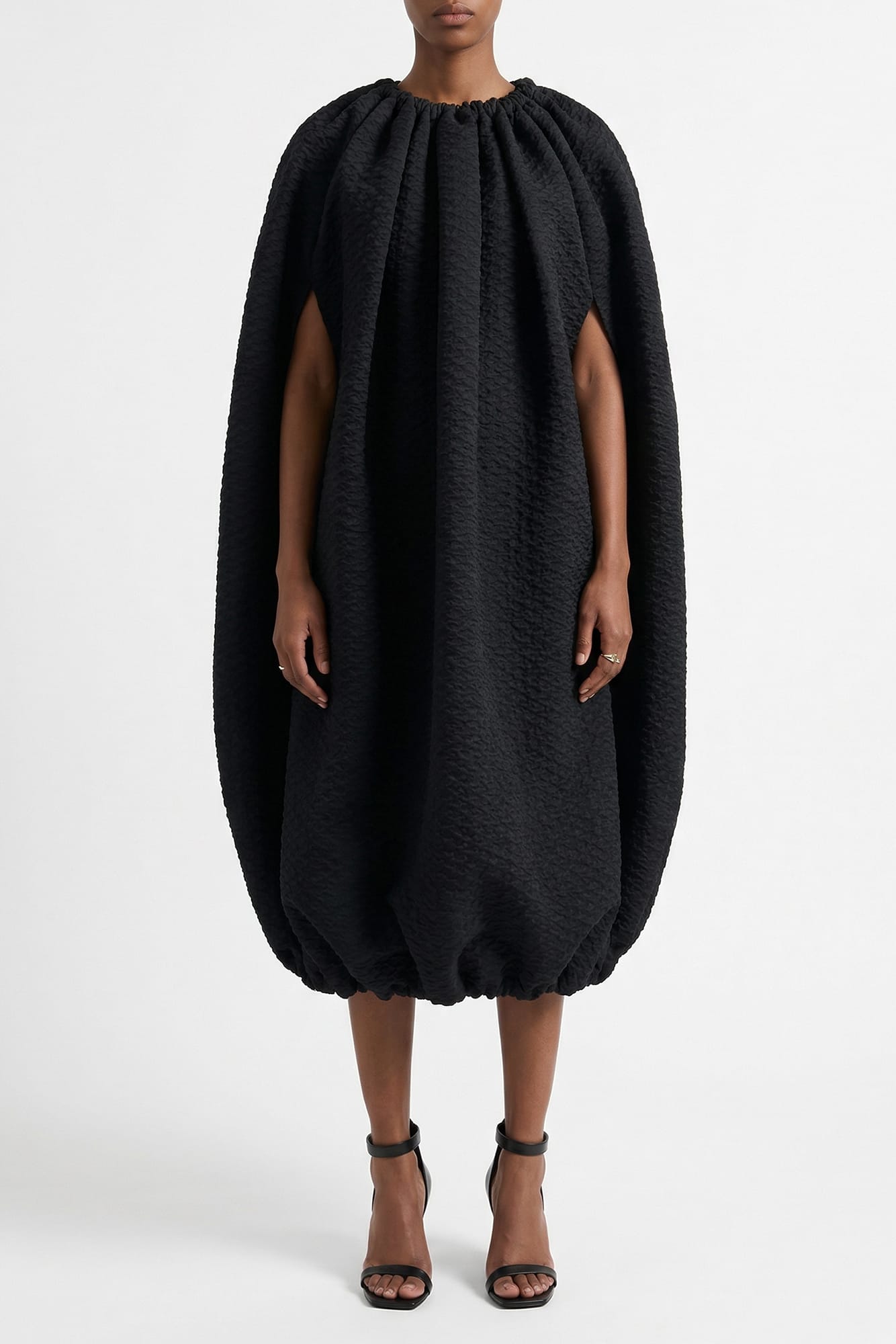 Comme Des Garçons Black Gathered Dress