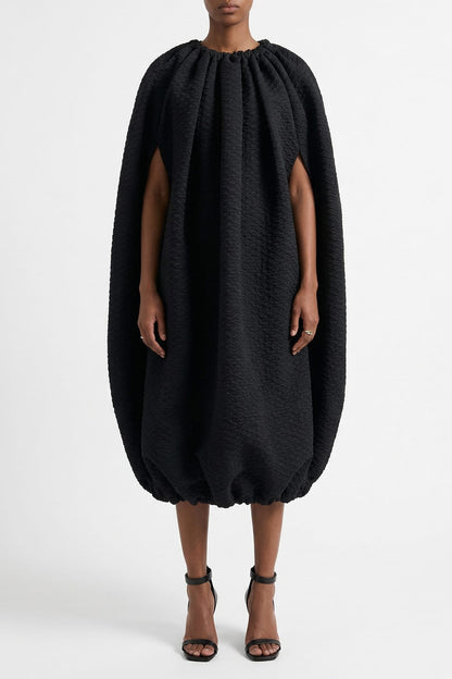 Comme Des Garçons Black Gathered Dress