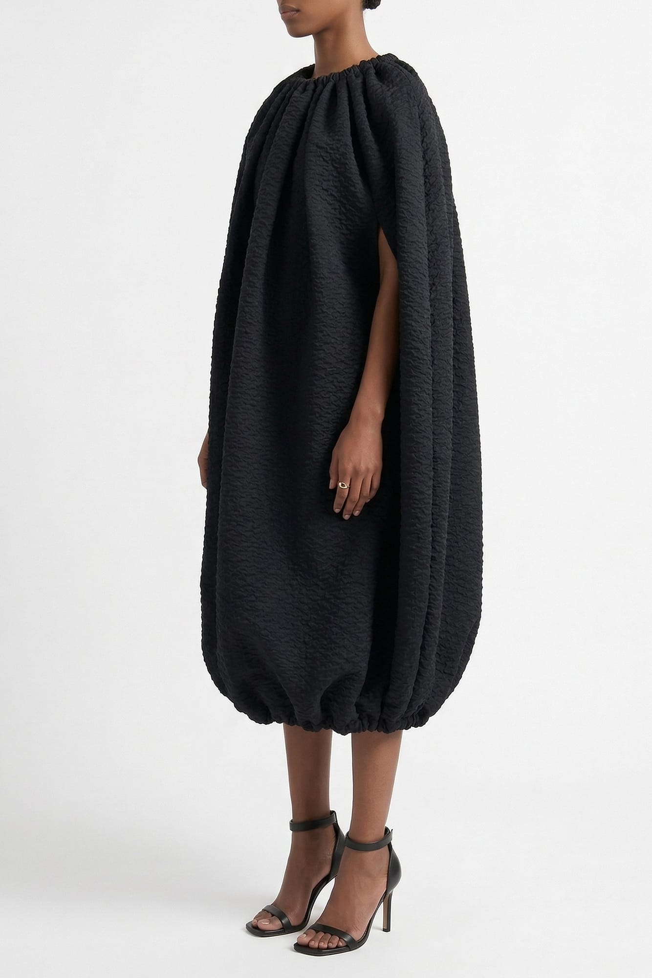 Comme Des Garçons Black Gathered Dress