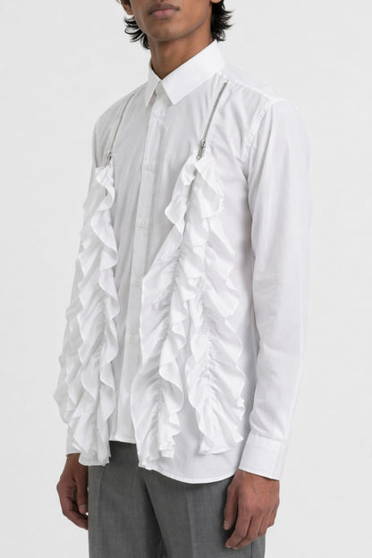 Comme des Garçons Homme Plus Ruffle Shirt side