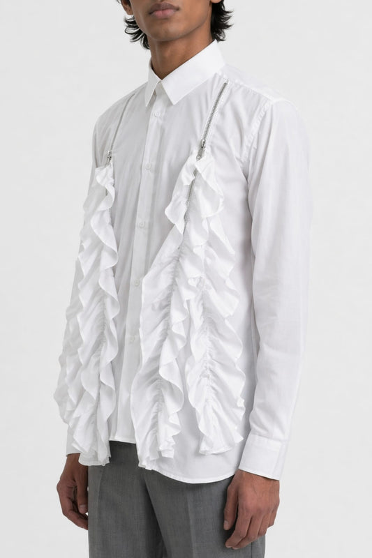 Comme des Garçons Homme Plus Ruffle Shirt side
