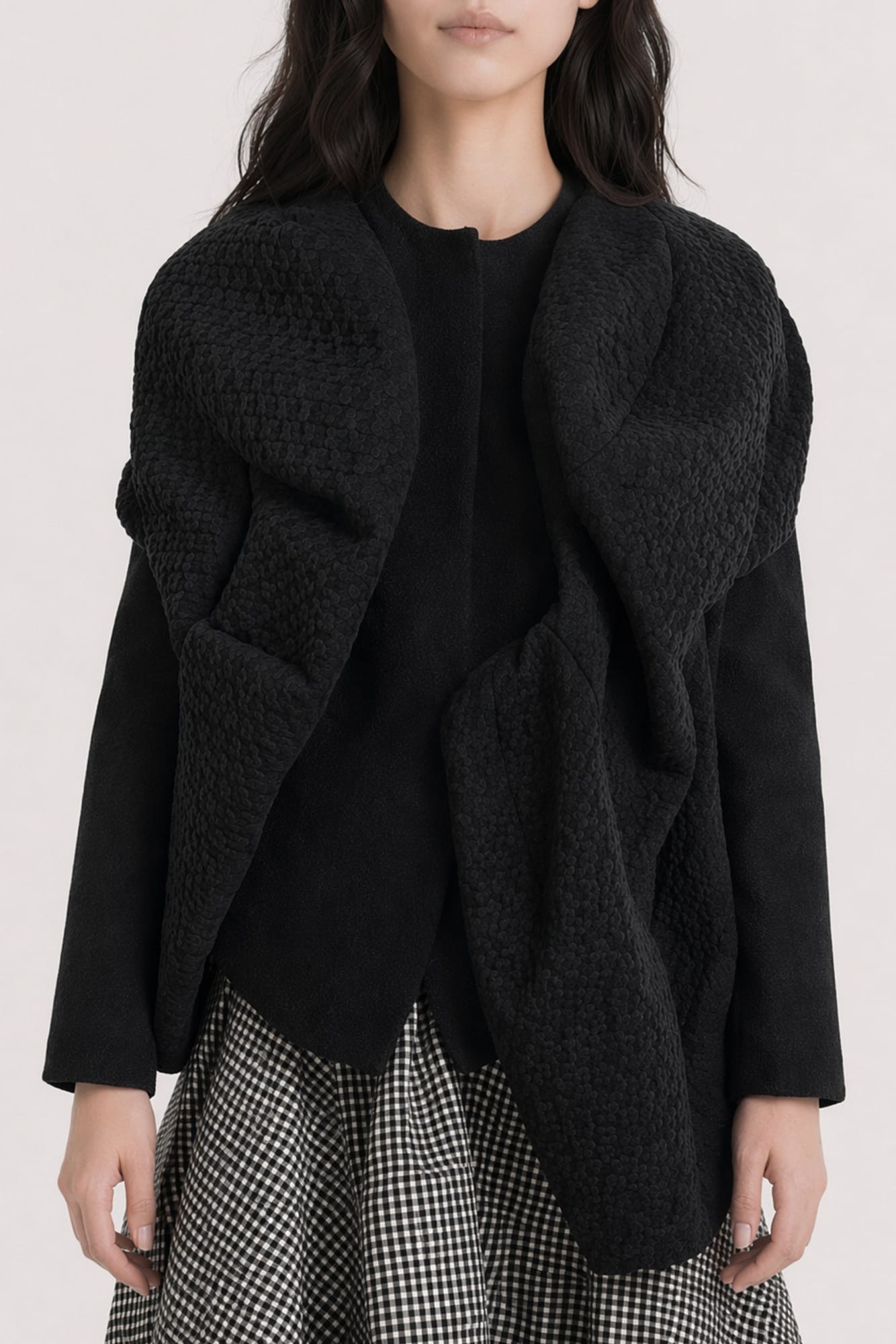 Comme Des Garçons Layered Jacket in Black