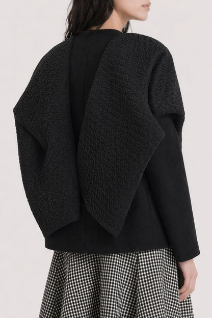 Comme Des Garçons Layered Jacket in Black back