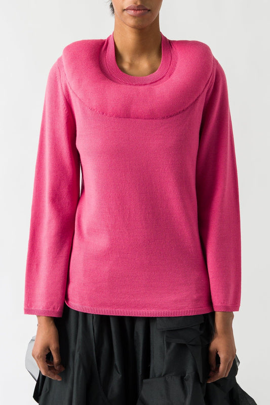 Comme Des Garçons Padded Sweater in Pink
