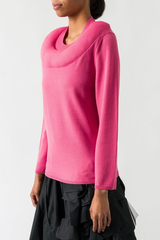 Comme Des Garçons Padded Sweater in Pink side