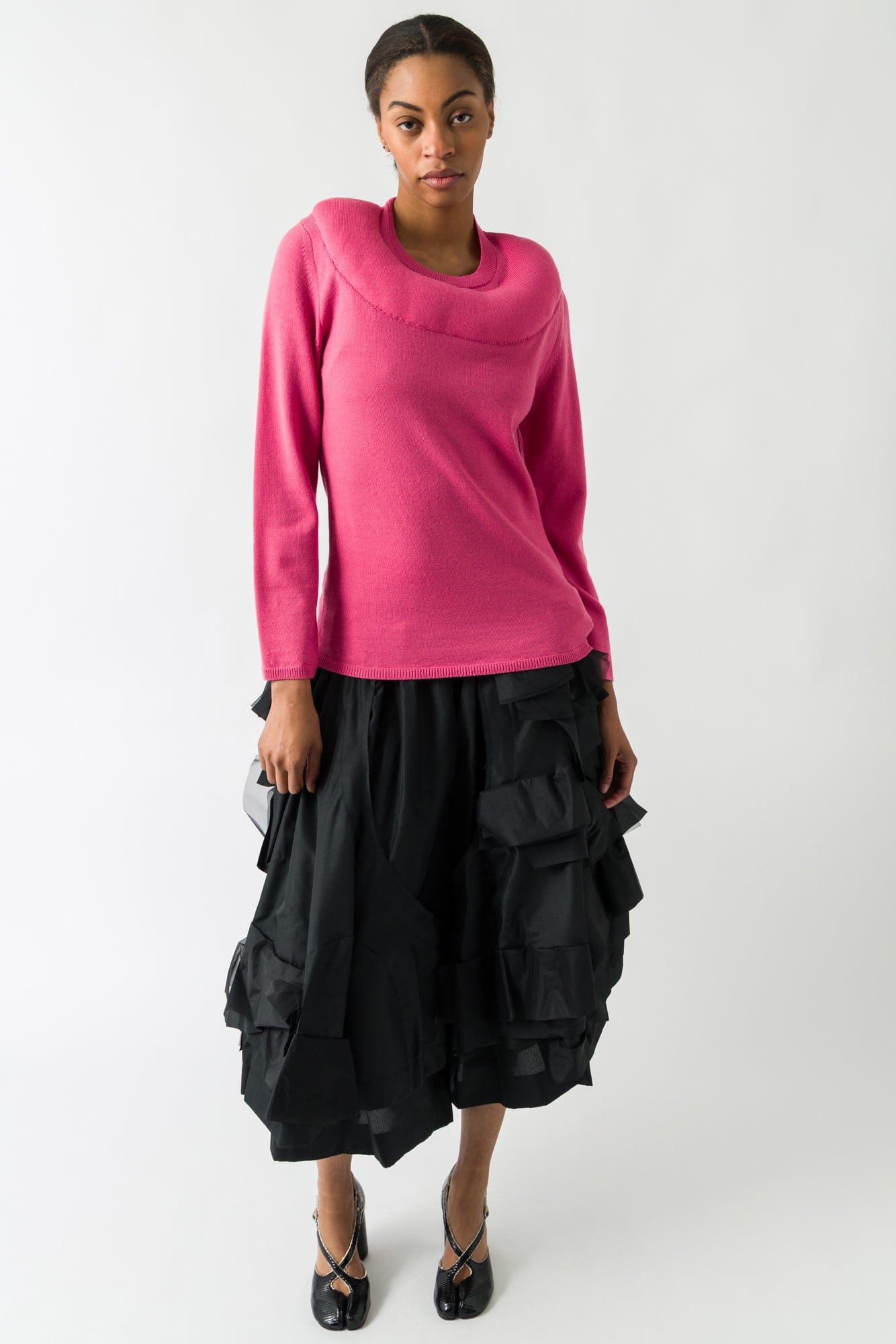 Comme Des Garçons Padded Sweater in Pink