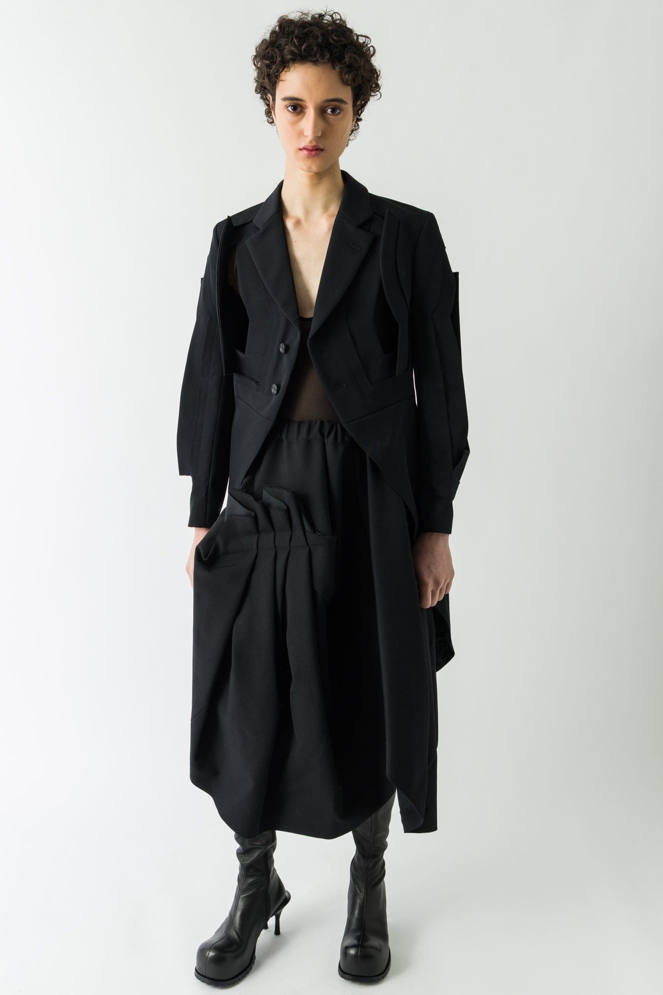 Comme Des Garçons Cut Out Tails Jacket