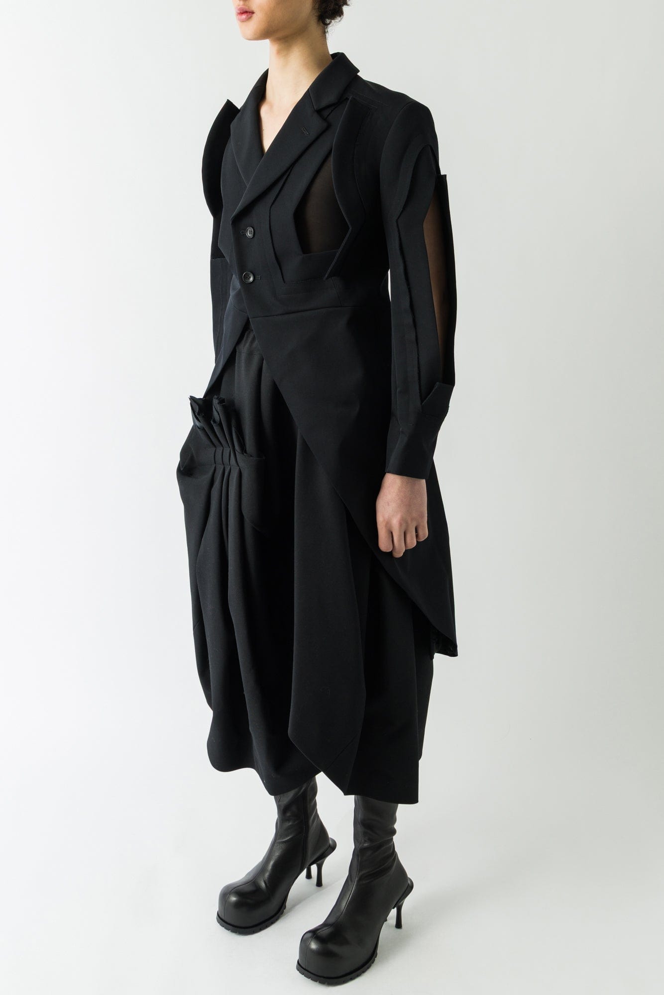 Comme Des Garçons Cut Out Tails Jacket