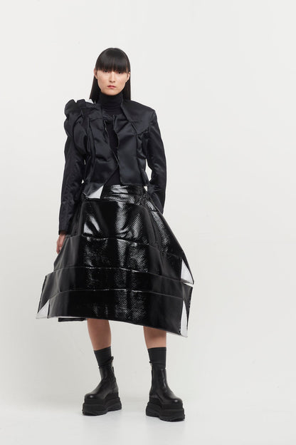 Comme des Garçons Folded Skirt full look