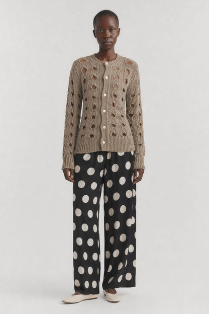 Comme Des Garçons Deconstructed Cardigan full look