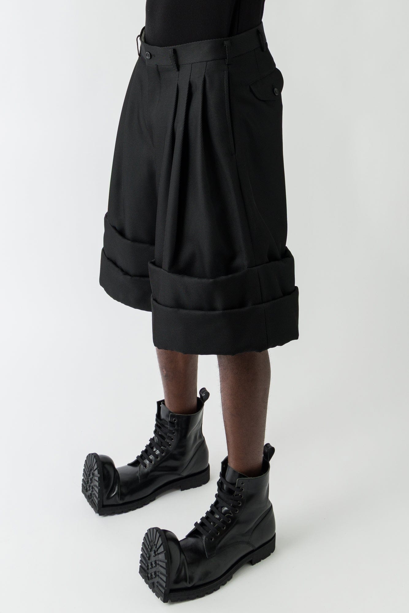 Comme des Garçons Homme Plus Cuffed Shorts side