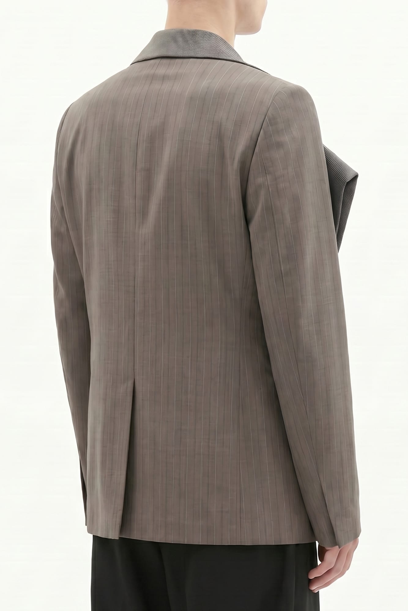 Comme des Garçons Homme Striped Suit Jacket back