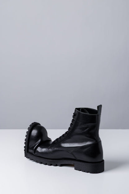 Comme des Garçons Homme Plus Warped Combat Boots inner side