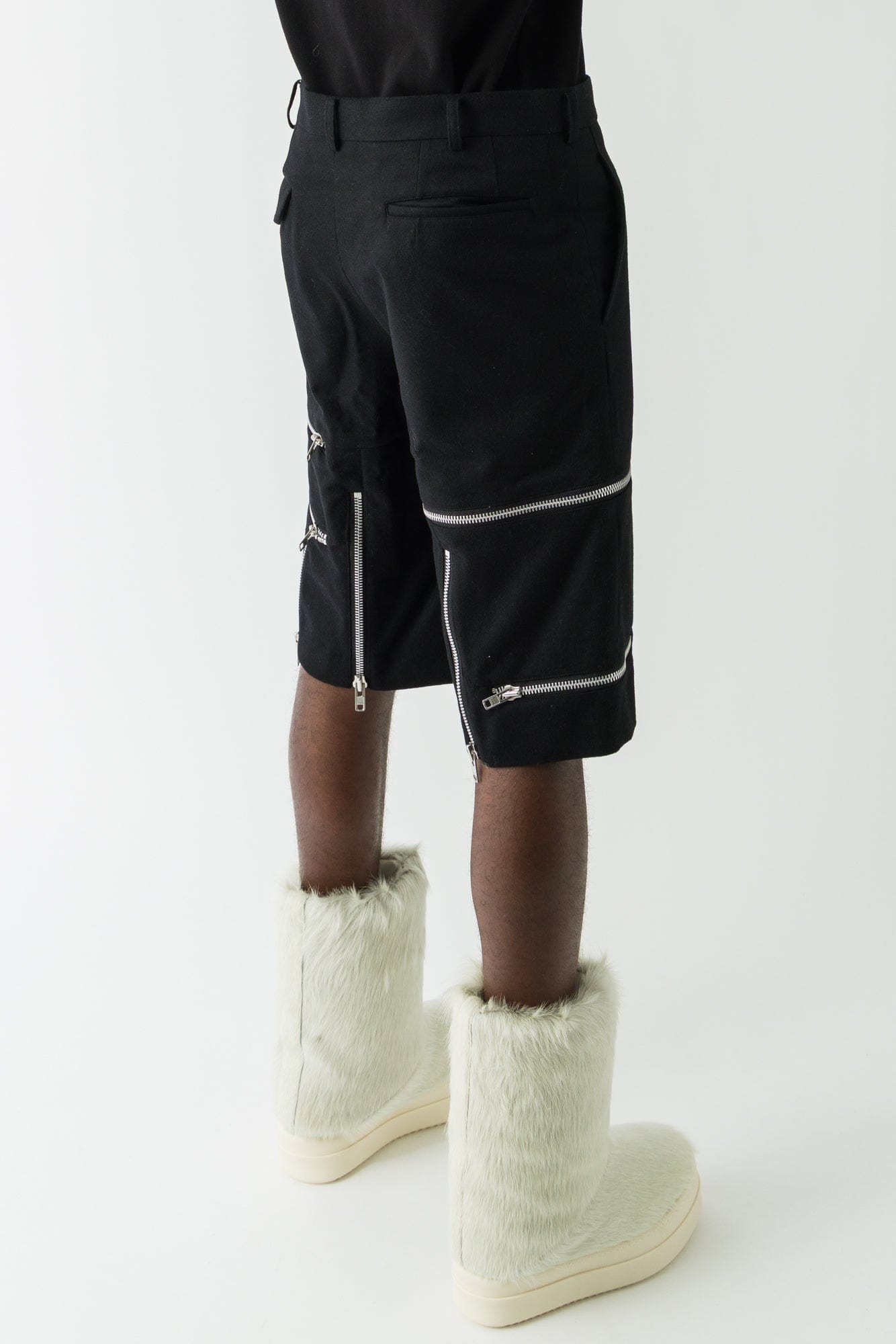 Comme des Garçons Homme Plus Zip Detail Shorts